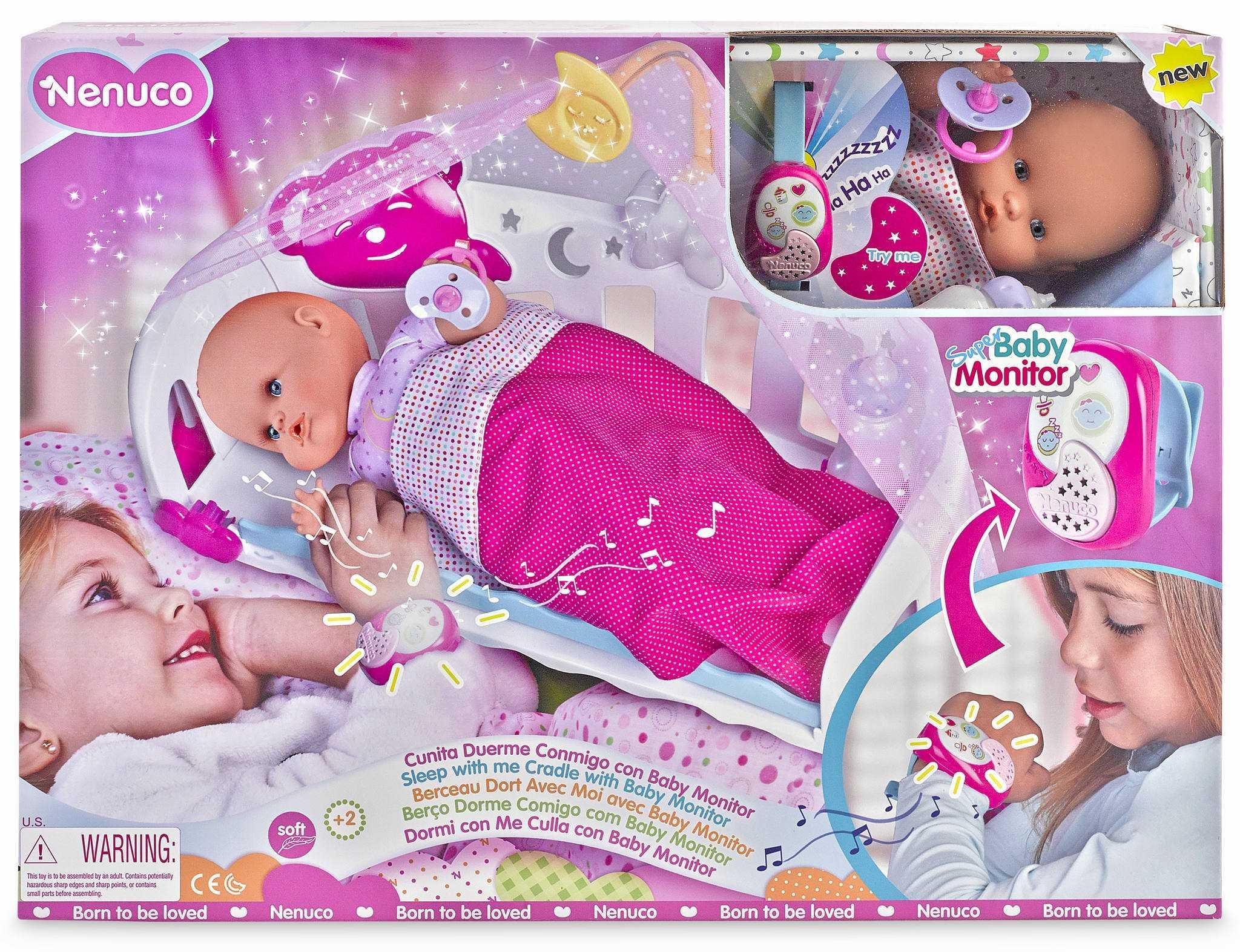 Nenuco cradle sleep deals with me doll