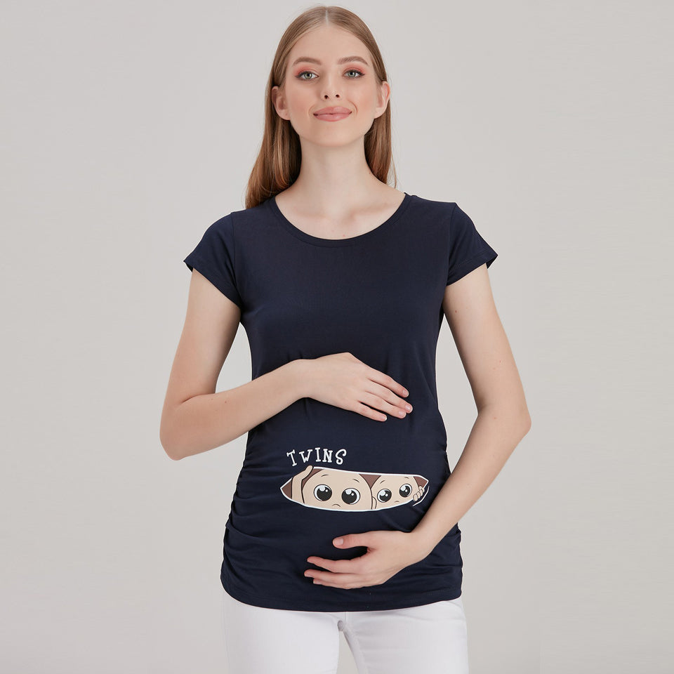 maternity twins shirt