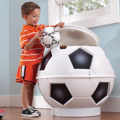 Soccer ball on sale toy box