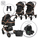 Baby Stroller ALBA PREMIUM SET 3in1 new