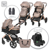 Baby Stroller VIOLA up to 22kg +carseat +bag