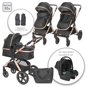 Baby Stroller VIOLA up to 22kg +carseat +bag