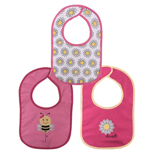 Bibs INTERLOCK Set 3 pieces with velcro