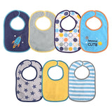 BIBS SET 7 PCS WITH VELCRO