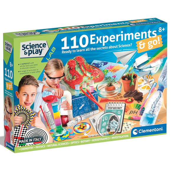 110 Science Experiments Set for Ages 8+