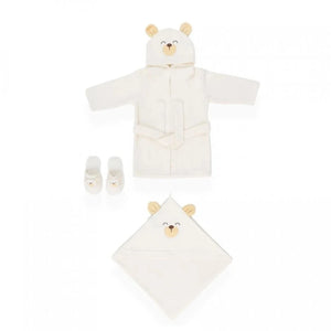 Cute Dog Bathrobe Set