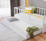 WHITE Alpha Bed (100x200 cm)+Pull-out Bed (90x190 cm)