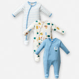 Elephant Jumpsuit 0-3m set 3p