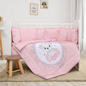 SET LILY 60/120 RANFORCE LITTLE BEAR PINK