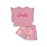 GIRL SUMMER BARBI SHORTS SET 3/6 Y