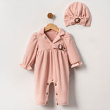 Girls Buckle jumpsuit  6-9-12-18m