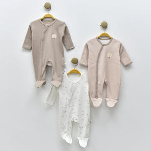 LAMB 3-PIECE OVERALLS 0-3m