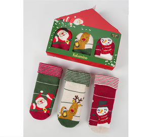 Christmas 3-Piece Towel Baby Socket Boxed Set