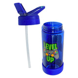 Water Bottle System Stars Graphics, 500ml Blue