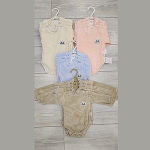 Baby Turtleneck VELVET Bodysuit 1-3Y