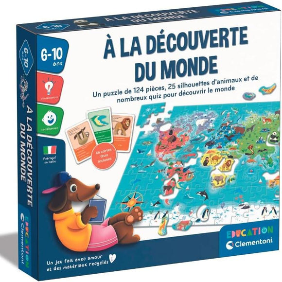 Discover the World Puzzle 149 Pcs and 66 Cards | 6 Years