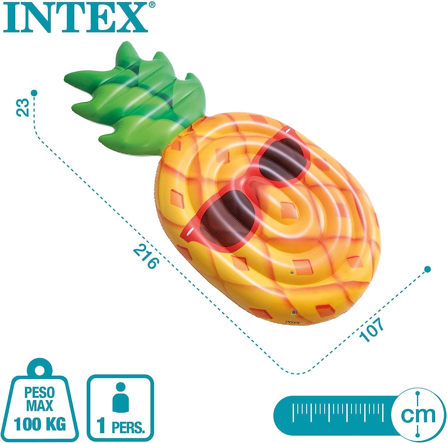 Intex best sale pineapple mat