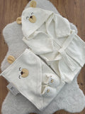 Cute Dog Bathrobe Set