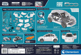 Fiat 500 Electric Car: Building Set, With Rechargeable Battery, 8+