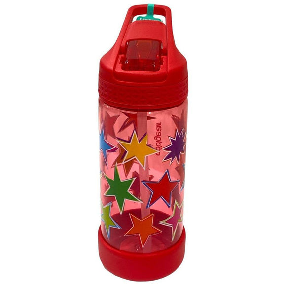 Water Bottle System Stars Graphics, 500ml Red