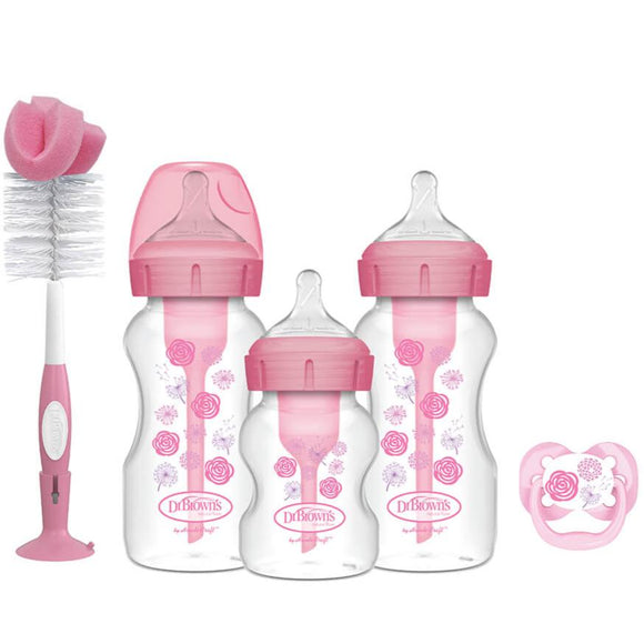 Options+ Gift Set - Wide-Neck Bottle (Pink)