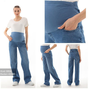 Wide Leg Maternity Jeans