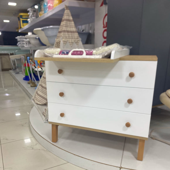 Oka white Dresser with changing unit