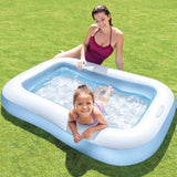 RECTANGULAR INFLATABLE KIDS POOL (1.66M X 1M)