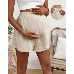 Maternity High Waist Sports Shorts