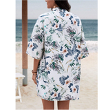 Maternity Kimono Top And Shorts Two-Piece Set