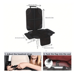 Black Waterproof Fabric Car Seat Protector