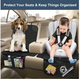 Black Waterproof Fabric Car Seat Protector