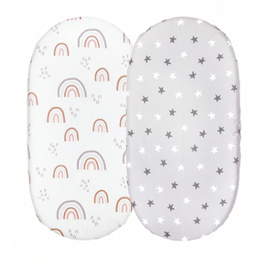 Baby Bassinet Sheets 82x41 cm /2 Pack