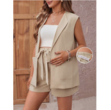 Maternity Shorts Casual Casual 2pcs Outfits