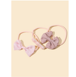 7pcs Baby Bow-Knot Decor Sweet Hair Band For Daily Decoration