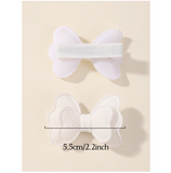 2pcs Bow Hair Clips For Children