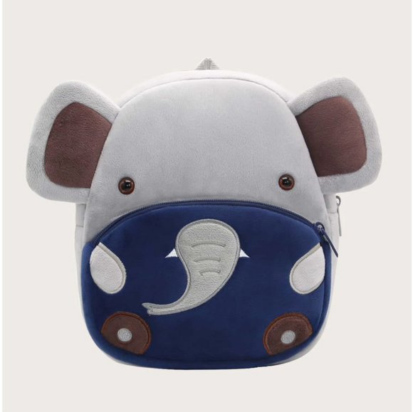 Boys Elephant Shaped Pocket Front Backpack