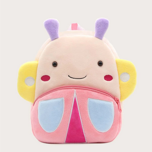 Girls' Plush Insect Butterfly Backpack