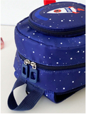 Rocket Design Zipper Backpack