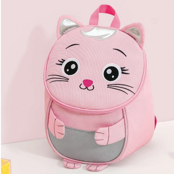 Cartoon Animal Shaped Kids Backpack With Shoulder Straps