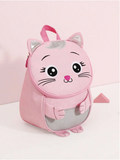 Cartoon Animal Shaped Kids Backpack With Shoulder Straps