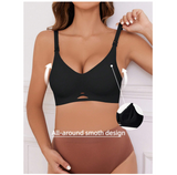 Maternity Soft And Comfortable Seamless Push Up Bra