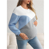 Maternity Casual Color Sweatshirt