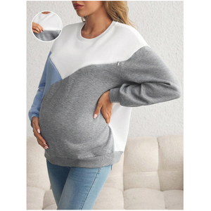 Maternity Casual Color Sweatshirt