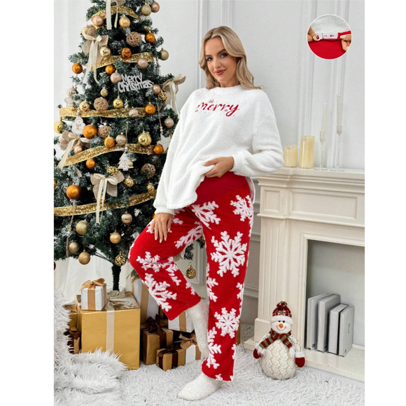 Maternity Christmas 2-Piece Set