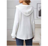 Maternity Hooded Loose Casual Sweatshirt