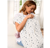 Soft & Breathable Printed Nursing Cover Top