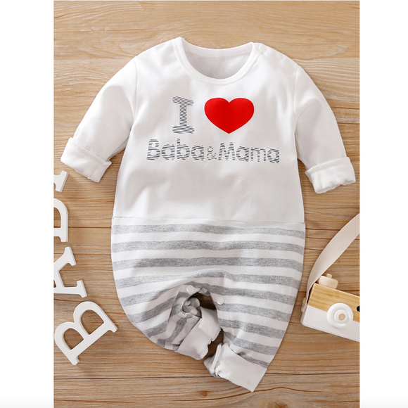 BABA & MAMA  OVERALLS  1-3M