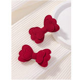 2pcs Bow Hair Clips For Children