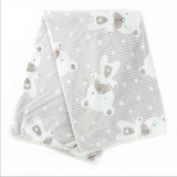 teddy bear baby blanket 90x100 cm